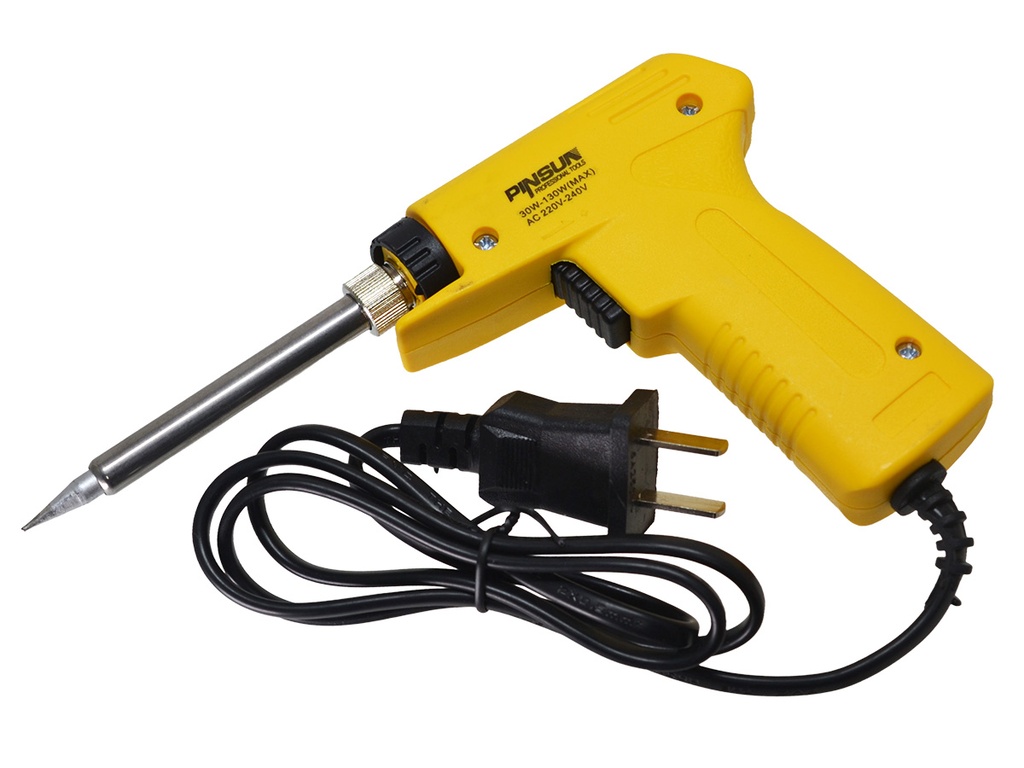 Cautin Tipo Pistola para Soldar "PINSUN" 30-130W, Enchufe Americano