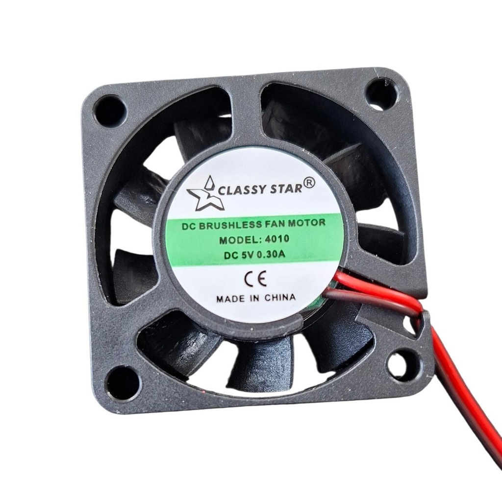 Ventilador Pequeño de 4x4x1cm 5Voltios 0.30A