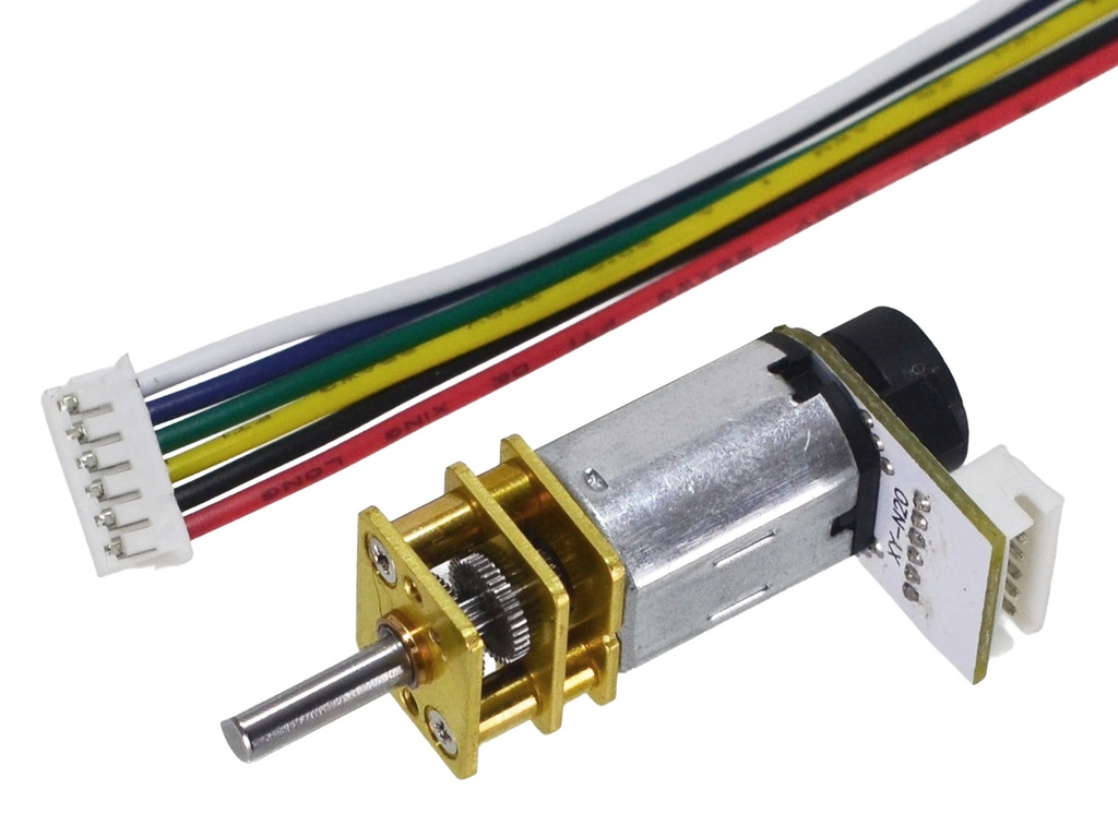 GA12-500 Micro Motor de CC N20 con Engranajes de 500RPM