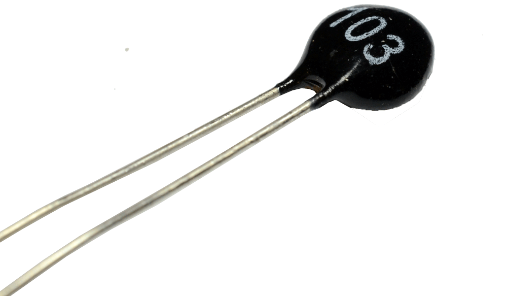 .TH-10K  Termistor NTC 5mm 10K Ohm 103 MF52A. Sensor de Temperatura.