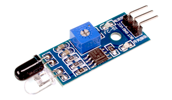 FC-51 Sensor de obstaculos infrarrojo para Arduino en PCB HW-201A