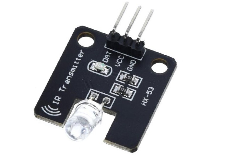 HX-53 LED Infrarojo Emisor montado en Placa para Arduino (ARD-IR5)