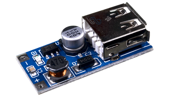 -Elevador de Voltaje Step Up 0.9V-5V a 5 Voltios 600 mA (SUP-5VUSB)