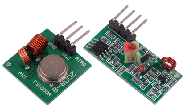 .Modulo de RF 434Mhz ASK transmisor y receptor