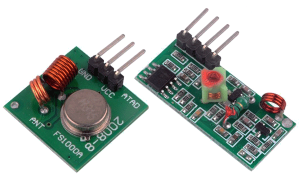 Modulo de RF 434Mhz ASK transmisor y receptor