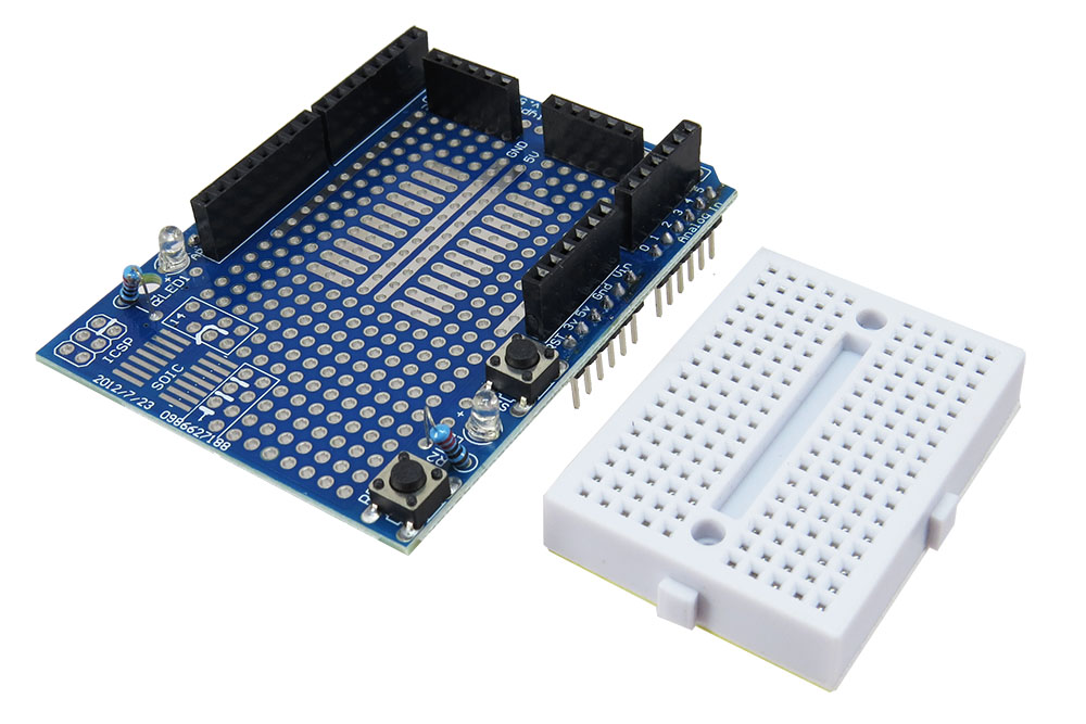 .Shield Protoboard (Breadboard) de 170 Puntos para Arduino Uno (ARD-Proto)