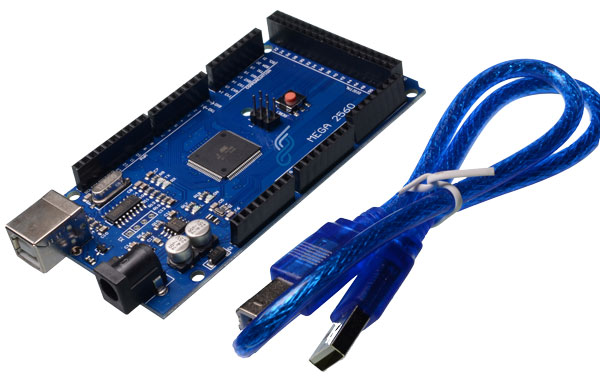 Arduino Mega compatible con circuito CH340 para conexion USB + Cable (MEGA-340CH)