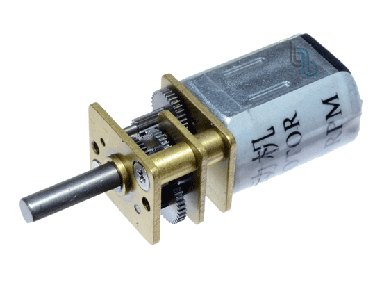 .Motor micro DC 200RPM 6VDC con reductor para Robotica D19XL39 + Eje Pololu N20 (12GA6V200SP)