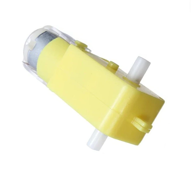 Motor Amarillo 180 a 1 con caja reductora para Robotica de 3 a 6VDC (GM3-R180)