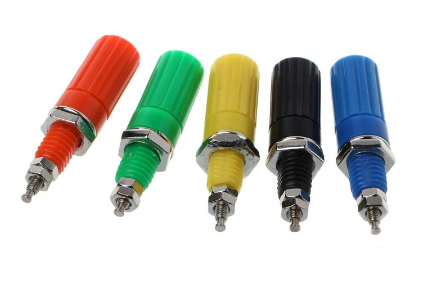 *Jack Banana Poste roscado 4mm - Conector (JA-202)