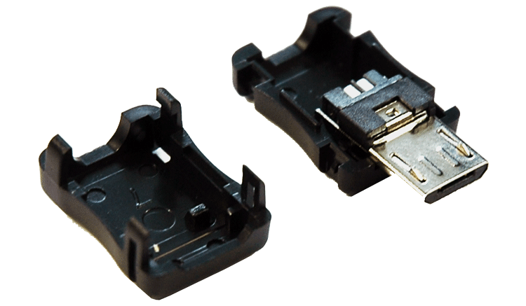 .Conector micro USB para cable 5 pines aereo (USB-5CU)