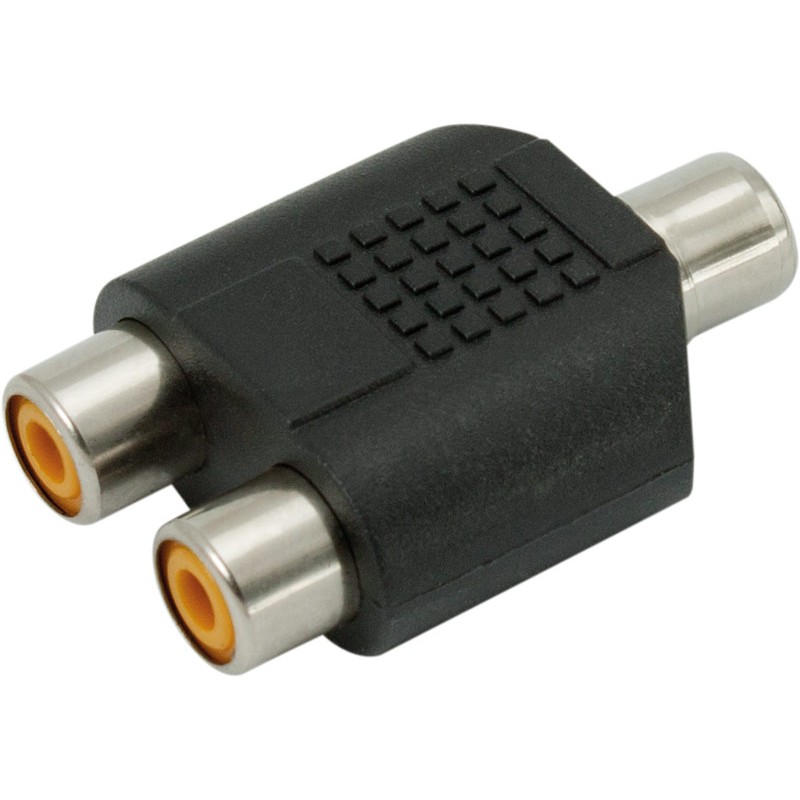 .Adaptador RCA hembra a 2 RCA (A-RCA-H)