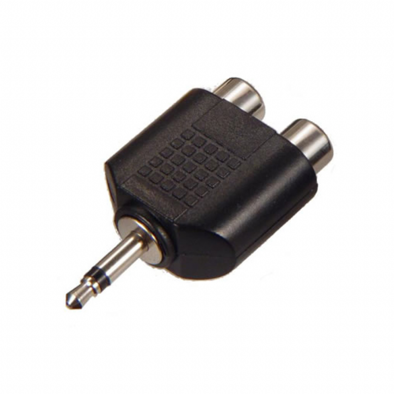 .Adaptador RCA hembra a macho (A-2RCA-PLUG)