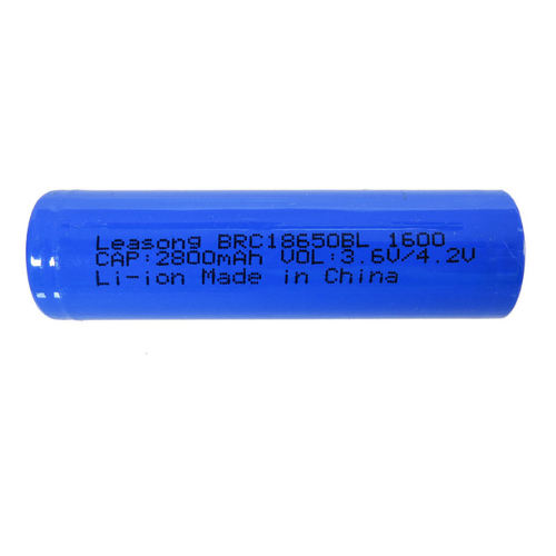 .Bateria de Li-Ion 3.7V 1600mAH 65x18mm Azul recargable (BRC18650BL)