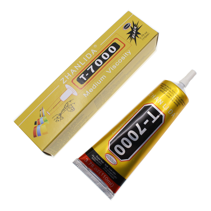 .Pegamento multiusos para celulares 110ml color Negro (T-7000 110ML black)