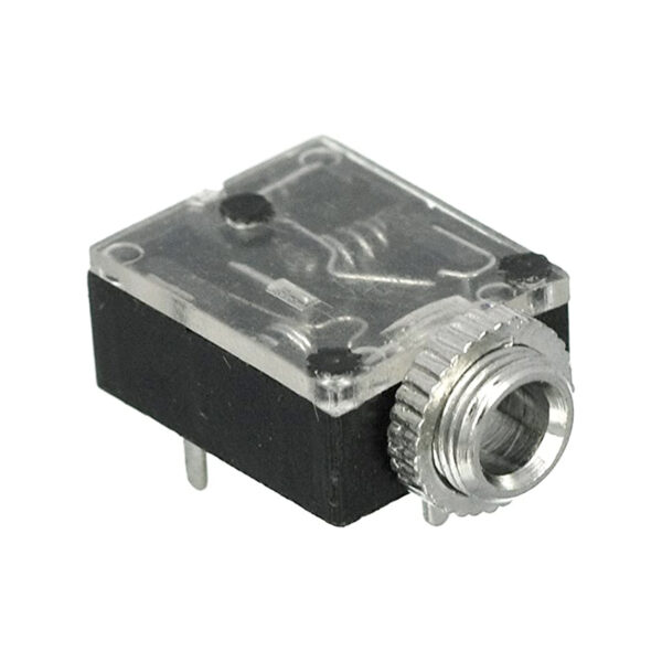 .Jack Stereo 3.5mm con rosca para PCB  (BD-3522)