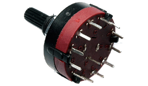 [SR26-1X12] Selector Rotativo 1 circuito 12 posiciones