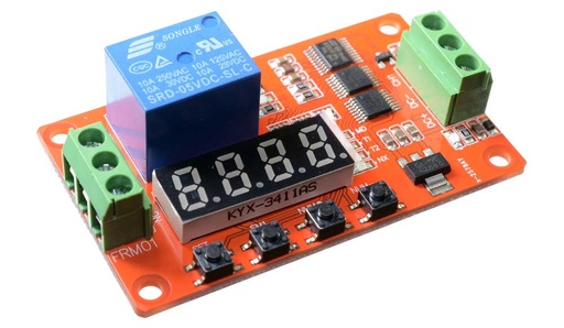 [TM9999-12VDC] .TM9999-12VDC Temporizador - Timer Programable con Display, Multifuncion de 12 VDC