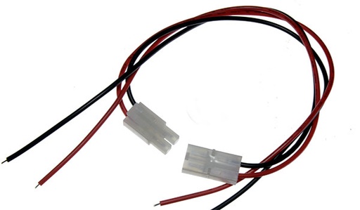 [L6.2-C20FM2] .Conectores L6.2 macho y hembra con cable R/N x 15cm #20 (L6.2-C20FM2)