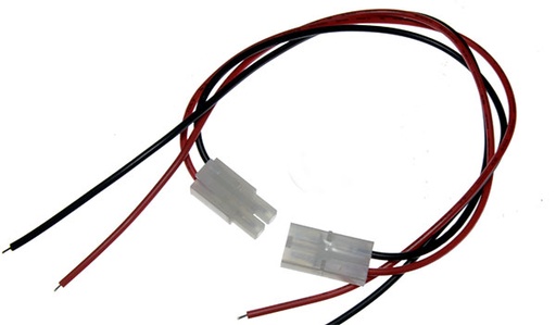 [L6.2-C20FM2] Conectores L6.2 macho y hembra con cable R/N x 15cm #20 (L6.2-C20FM2)