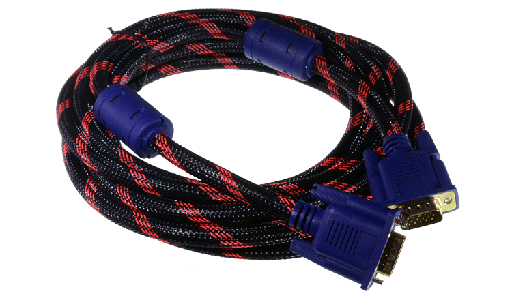 [VGA180-SRCP] Cable VGA 15PIN con malla de 1.8m ( VGA180-SRCP)
