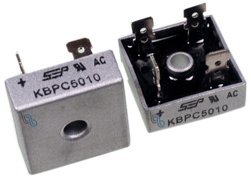 [KBPC2510] Puente de Diodos 1000V 25A Taiwan encapsulado KBPC (KBPC2510)