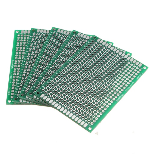 [PCB-7x9FR4] PCB-7X9 Placa Impresa Multiusos 7x9cm 806puntos FR4