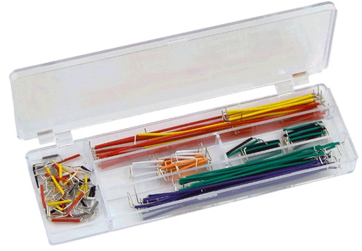 [SCH-BOX] Kit de Cables Jumper, Tamaños Variados 120 pzs en Caja plastica - Cables para Protoboard