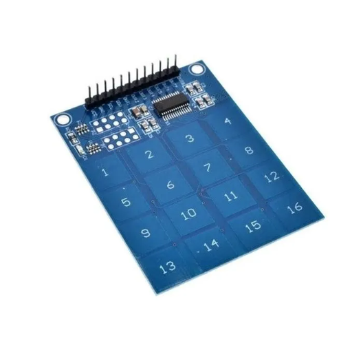 [TTP229B] .Teclado capacitivo TTP229 de 16 teclas (TTP229B)