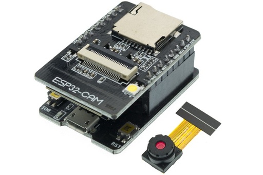 [ESP32-CamBase] Modulo de camara con WiFi y Bluetooth, placa de desarrollo ESP32 con módulo de cámara de 2MP para Arduino (ESP32-CamBase)