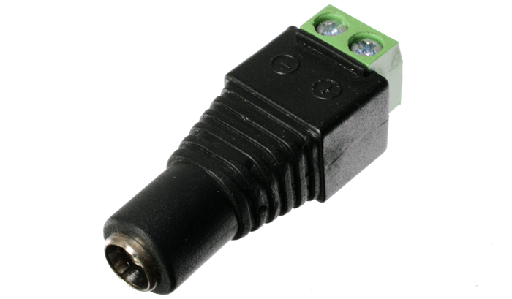[DC-25J] .Borne de conexion a Jack DC 2.1mm x 5.5mm (DC-21J)