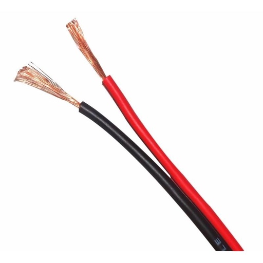 [CM-01X2] Cable Automotriz bicolor #18 (mellizo)