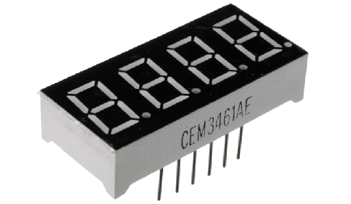 [CEM3461AE] Display Multiplexado Catodo Comun de 4 digitos 15x30mm (CEM3461AE)