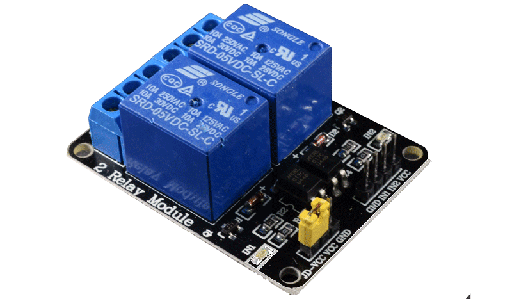 [SRD05-X2PCB] .SRD05-X2PCB Modulo de 2 rele 5VDC 10A para PICs Arduino MCU Low Level Triger