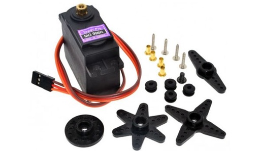 [MG996R-180] *MG996R-180 Servomotor Rotación 180 grados 9.4 a 11Kg/cm (4.8 - 6Voltios)