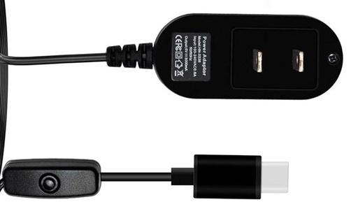 [HN-X538] Adaptador de 5V 3Amp DC para Raspberry Tipo C (HN-X538)