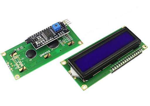 [LCD-216A-I2C] Display Alfanumerico LCD de 2x16 Caracteres 1602A Driver HD44780 con Modulo I2C PCF8574