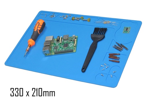 [MAT-3] MAT-3 Base de Soldadura de Jebe Siliconado 330x210mm