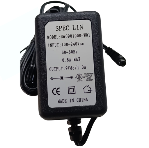 [SW0901000-W01] .Adaptador de 9V 1A DC "SPEC LIN" (SW0901000-W01)