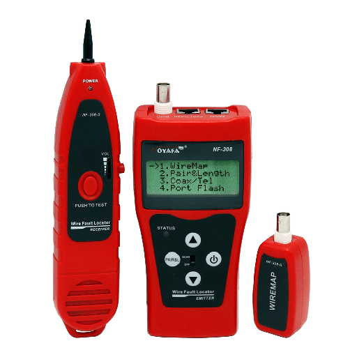 [NF-308S] *Rastreador de Cable de Red y Cable Coaxial. Para Medición de Longitud de Cable LAN/CAT5/CAT6 (NF-308S)