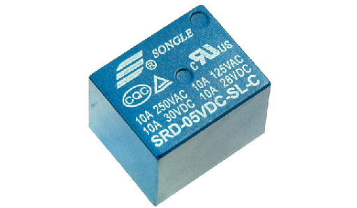 [SRD-05VDC-SL-C] Rele de Bobina de 05 VDC 5pines SPDT 10A 250 VAC (SRD-05VDC-SL-C)