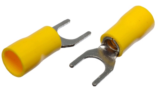 [SVS5.5-6] .Terminal 12-10 AWG Horquilla aislado D6.4 (SVS5.5-6)