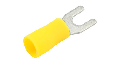 [SV5.5-6L] .Terminal 12-10 AWG Horquilla aislado D6.4 (SV5.5-6L)