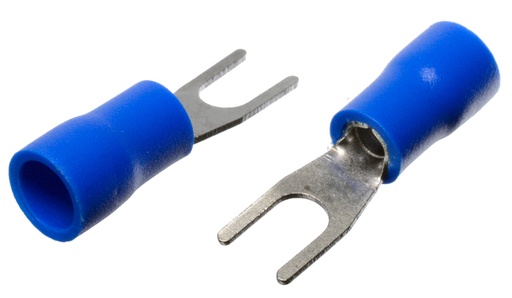 [SVL2-3.5] .Terminal 16-14 AWG Horquilla aislado D4.3 (SVL2-3.5)
