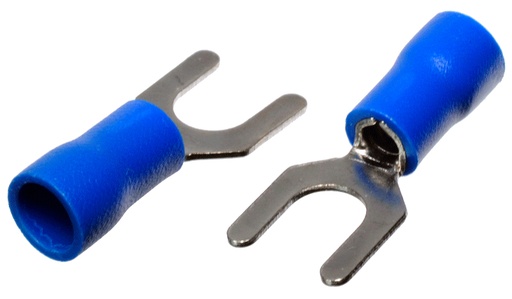 [SVS2-3.5] .Terminal 16-14 AWG Horquilla aislado D3.7 (SVS2-3.5)