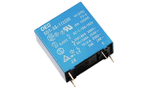 [SDT-SS-112DM] .Rele de 12V "OEG" 4pines TV-5 (SDT-SS-112DM)
