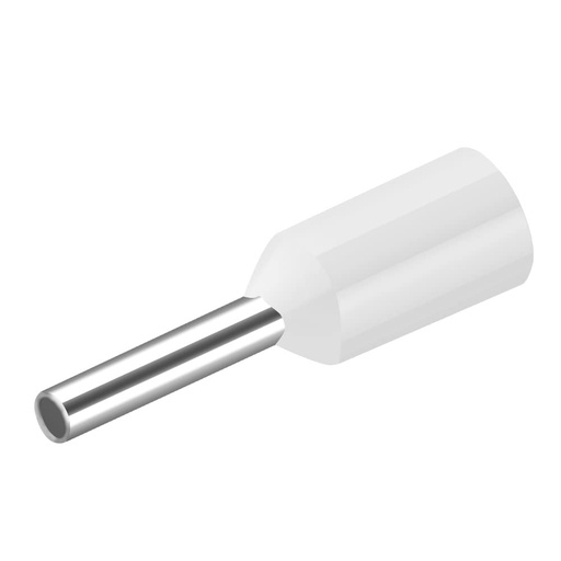 [E0508] Terminal 22 AWG aislado estilo Tubo DI 1mm  (E0508)