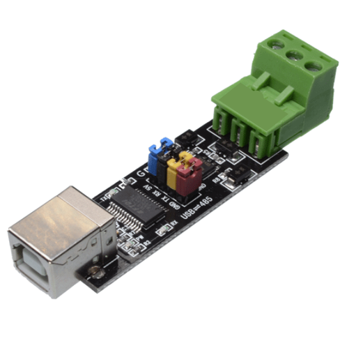 [USB-RS485] Conversor/adaptador USB a RS485 con FT232RL PCB negro (USB-RS485)