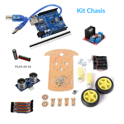 [ARD-2WD] Kit Chasis Robot Arduino 2WD