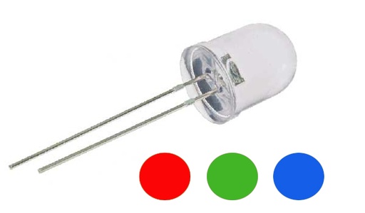 LED de 10mm redondo difuso